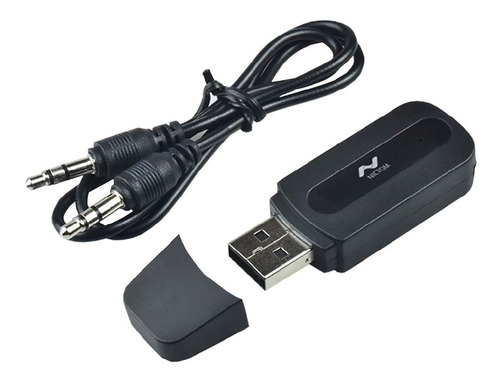 Receptor Bluetooth Nictom Rbt Audio Aux Spotify Música Auto