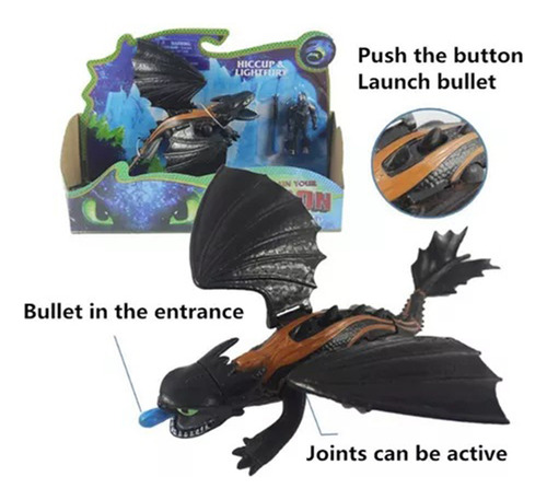 Set De Juguetes Cómo Entrenar A Tu Dragón