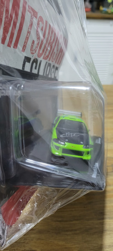 Mitsubishi Eclipse Rápido Y Furioso Número 4 Verde Lima