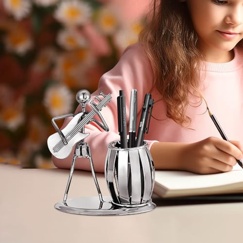 Soporte De Metal Para Bolígrafos Y Lápices De Escritorio