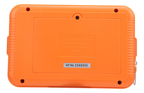 Medidor De Resistencia Portátil Vc60b+ Con Megóhmetro Y Alar