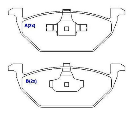Jogo Pastilha De Freio Dianteira Up 1.0 12v 2014 Em Diante