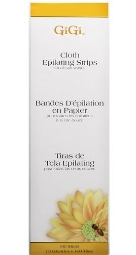 Tiras De Tela Para Depilado Gigi Cloth Epilating 100 Strips