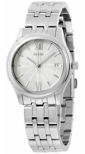 Reloj Guess Mujer W0769l1 Acero Color Del Fondo Plateado Color De La Malla Plateado Color Del Bisel Plateado