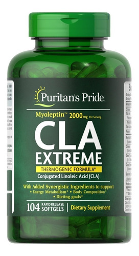 Puritan's Pride | Myoleptin Cla Extreme | 2000mg | 104sgl