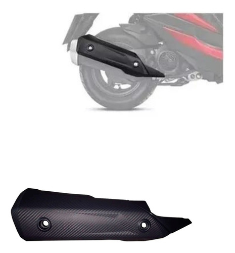 Protetor Escapamento Honda Elite 125 Elite125 2019 2020 2021