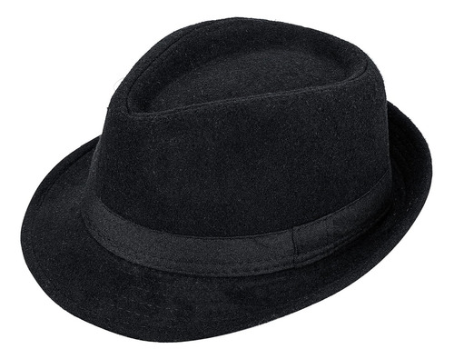 Sombrero Clásico Trilby-fedora De Ala Corta Para Niños De 3