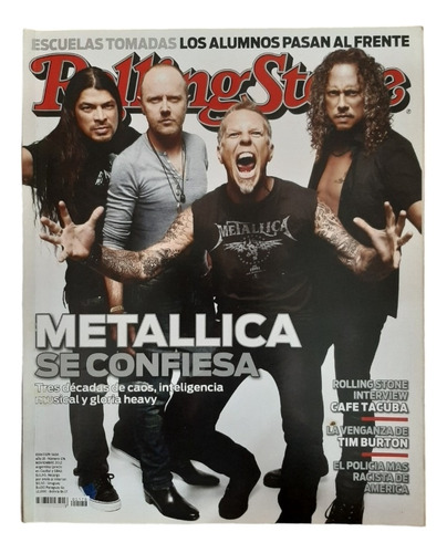 Revista Rolling Stone - Metallica N°176 Noviembre 2012