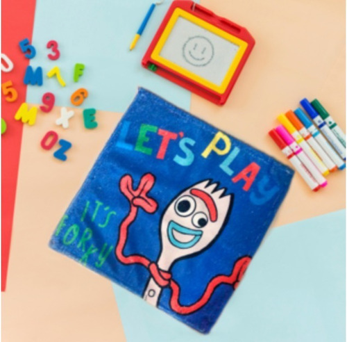 Toallita Jardín Piñata Toy Story Forky 30 X 30 Cm