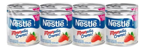 Media Crema Nestlé 8 Pzas De 225 G C/u
