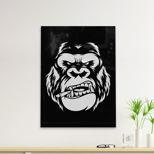 Cuadro Deco Gorila (d1501 Boleto.store)