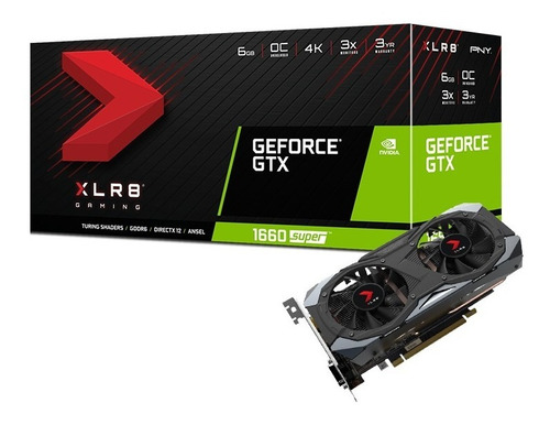 Tarjeta De Video Nvidia Gtx 1660 Super Xlr8 Oc 6gb Ddr6 4k