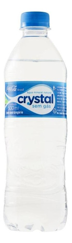 Água Mineral Natural sem Gás Crystal Garrafa 500ml