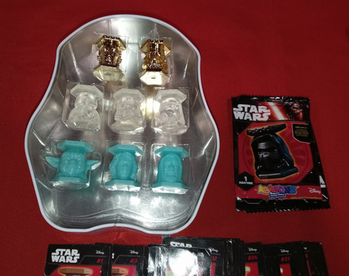 Star Wars Abatons Panini Lata Stormtrooper Con 8 Figuras (Usado)