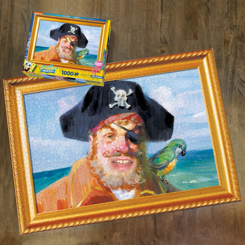 Bob Esponja Painty The Pirate Rompecabezas De 1000
