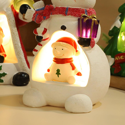 Adorno Navideño, Figura Decorativa Con Muñeco De Nieve