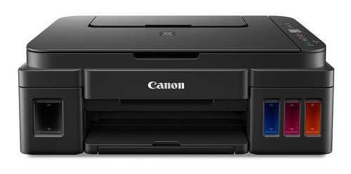 Imagen 1 de 3 de Impresora a color multifunción Canon Pixma G2110 negra 110V/220V
