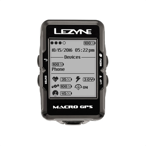 Ciclocomputadora Gps Lezyne Macro Hrsc Loaded - Epic Bikes