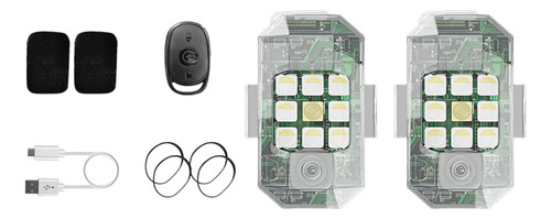 Luces Estroboscópicas Led Para Aviones Con Control Remoto,