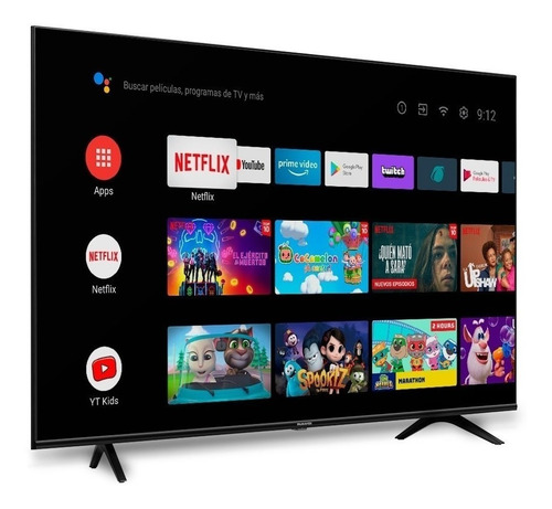 Smart TV portátil Panavox 50 Android LED Android Pie 4K 50" 220V