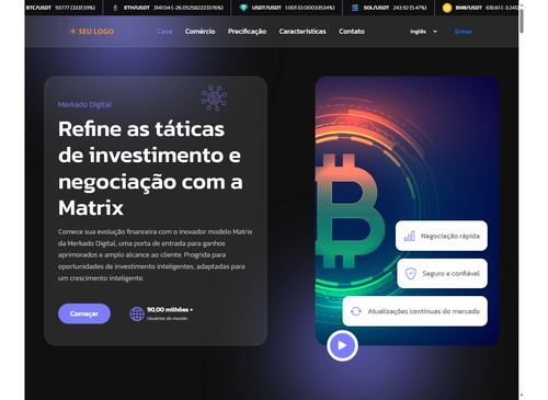 Sistema Para Investimentos Cripto Trading Vários Níveis Php