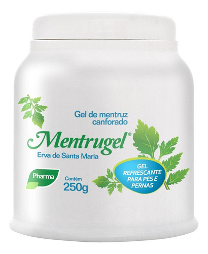 Gel De Mentruz Canforado Mentrugel Com Erva De Santa Maria