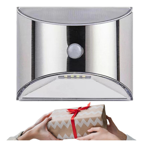 Luz Solar Para El Número De Casa Lámpara Led Impermeable Par