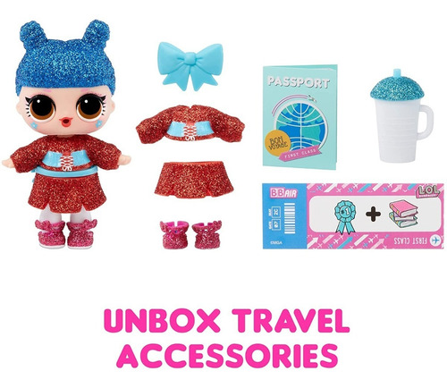 Imagen 5 de 6 de Muñeca Lol Surprise World Travel Colecciona Wabro Original