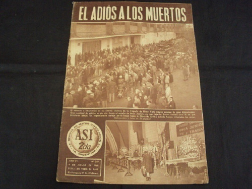 Revista Asi # 269 (4/07/1968) Tragedia Puerta 12