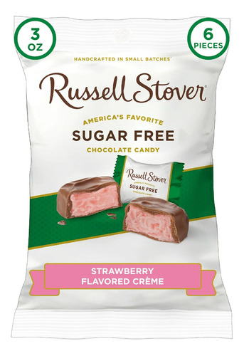 Russell Stover Sugar Free Strawberry Crème 85g
