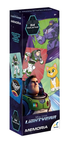 Juego De Memoria Buzz Lightyear 54 Tarjetas 