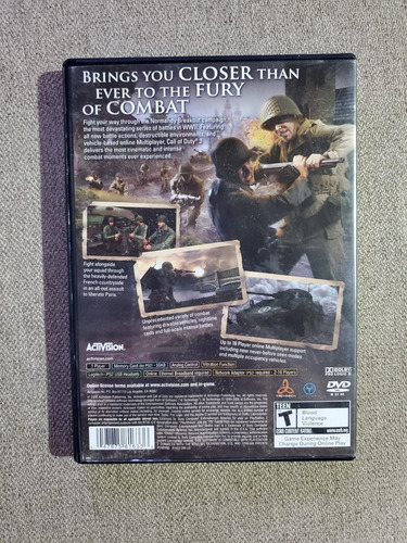 Call Of Duty 3 Ps2 - Completo (Usado)