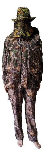 Traje Conjunto Camuflado Para Cazar Chaqueta Y Pantalón