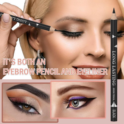 Juego De Delineador De Ojos Multicolor De 7 Piezas, Lápiz De