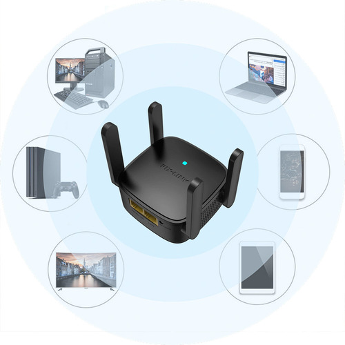 Ampliador De Señal Inalámbrico Wifi B Repeater De 300 Mbps Y