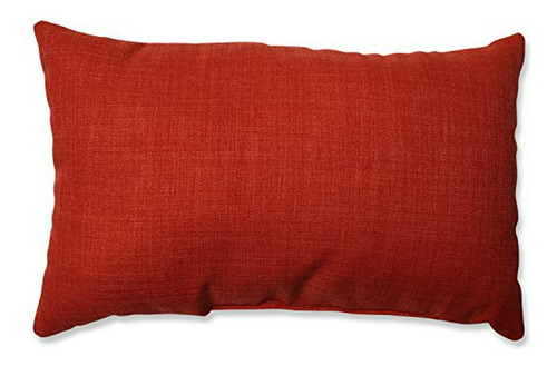 Pillow Perfect Pure Shock Throw Pillow, 18 Pulgadas, Rojo