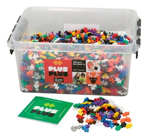 Juego Plus-plus De 3600 Piezas - Colores Basicos, En Bañer