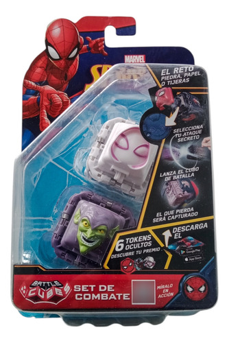 Marvel Spider-man Battle Cubes Set De Combate