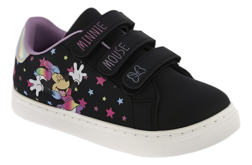 Tenis Urbano W97964ve Ligera Estrellas Texto Flats Estampado