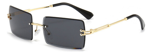 Gafas De Sol Rectangulares Con Marco Pequeño De Moda Vintage