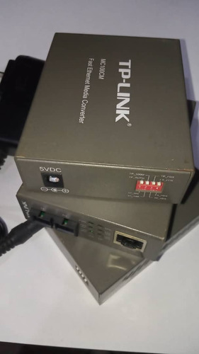 Convertidor De Fibra 100 B Fx A Utp 100b Tx Tp-link Mc-100cm