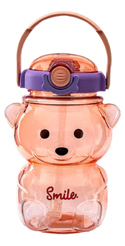 Botella Para Niños (pl-s), Vaso Con Pajita, Taza Bear Cute S