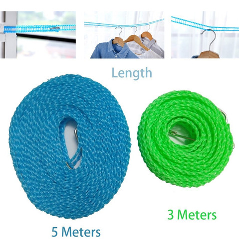 Paquete 3 Tendederos Portátiles Nailon Resistentes Al Viento