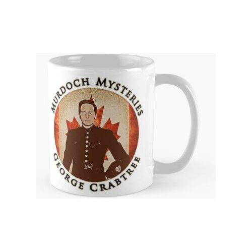 Taza Murdoch Mysteries George Crabtree Con Efecto Vintage Ca