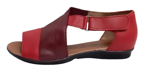 Sandalia tratorada best sale carmim