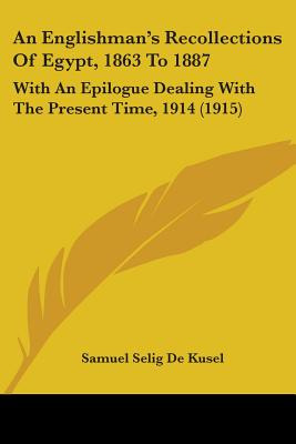 Libro An Englishman's Recollections Of Egypt, 1863 To 188...