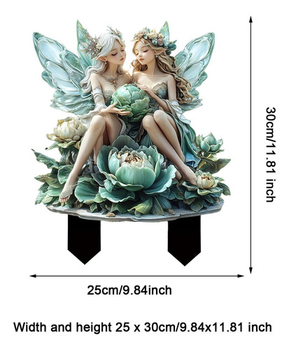 Estaca De Jardín De Hadas, Letrero Decorativo Para Patio,