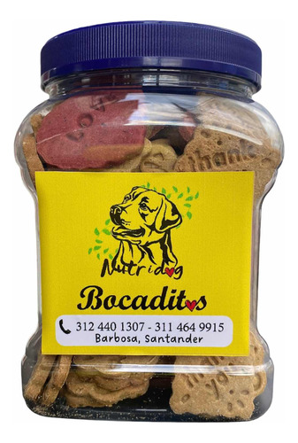 Galletas Nutridog Para Perros Natural - Unidad a $2