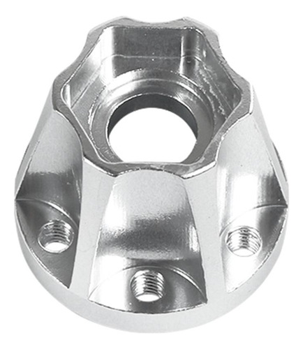 Soporte De Cubo De Rueda Hexagonal, Aluminio De 22mm Plata