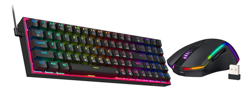 Combo Redragon Teclado Y Mouse 2 En 1 Pollux +trident S136